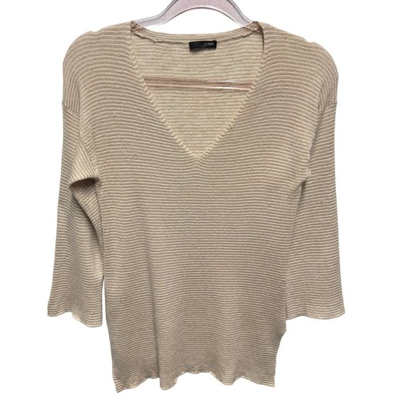 J. Crew Linen Knit Sweater - Picture 2 of 7